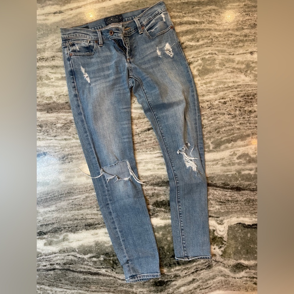Lucky Brand 4/27 Skinny Ankle Jeans